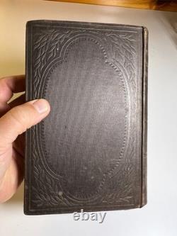 Antique Pre-Civil War Victorian Book 1857 Theory & Practice of Teaching D Page