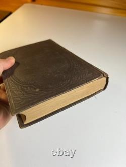 Antique Pre-Civil War Victorian Book 1857 Theory & Practice of Teaching D Page Antique Pre-Civil War Victorian Book 1857 Theory & Practice of Teaching D Page