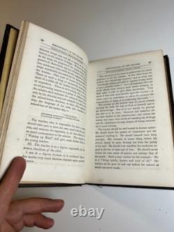 Antique Pre-Civil War Victorian Book 1857 Theory & Practice of Teaching D Page