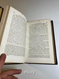 Antique Pre-Civil War Victorian Book 1857 Theory & Practice of Teaching D Page