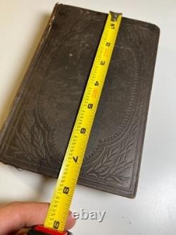 Antique Pre-Civil War Victorian Book 1857 Theory & Practice of Teaching D Page