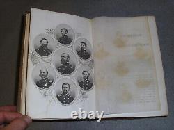 Antique US Civil War Book Grant Sherman Campaigns Generals Military History 1866