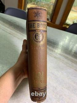 Antique Victorian Ornate Embossed Gilded Gilt Book Civil War THE BOYS of'61