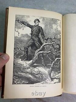 Antique Victorian Ornate Embossed Gilded Gilt Book Civil War THE BOYS of'61