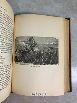 Antique Victorian Ornate Embossed Gilded Gilt Book Civil War THE BOYS of'61