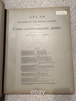 Atlas to Accompany the Official Records of Union & Confederate Armies, 1898