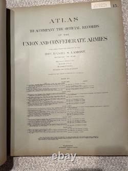 Atlas to Accompany the Official Records of Union & Confederate Armies, 1898