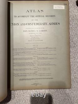 Atlas to Accompany the Official Records of Union & Confederate Armies, 1898