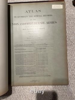 Atlas to Accompany the Official Records of Union & Confederate Armies, 1898