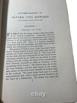 Autobiography Of Oliver Otis Howard 2 Volume Set 1908 Major General U. S. Army
