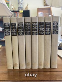 BATTLES AND LEADERS OF THE CIVIL WAR 8 Volumes Grant-Lee Edition