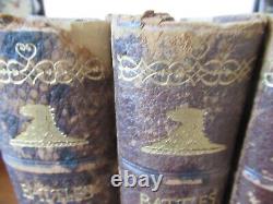 BATTLES & LEADERS OF THE CIVIL WAR 4 Vol 1888 The Century Co 1/4 Leather -HC GC