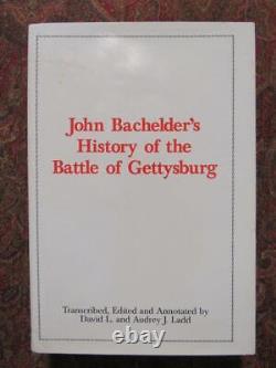 Battle Of Gettysburg By John Bachelder CIVIL War Dj In Mylar Cover Fine