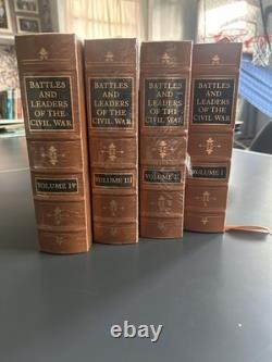 Battles and Leaders of the Civil War Complete 4 Volume Hardcover Set