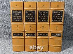 Battles and Leaders of the Civil War Easton Press 4 Volumes Collector's Edition