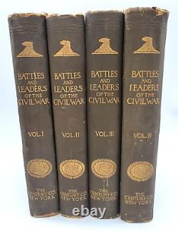 Battles and Leaders of the Civil War Volumes 1-4 The Century Co NY