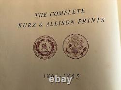 Battles of the Civil War The Complete Kurz and Allison Prints (1986, HC)
