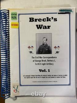Beck's War The Civil War Correspondence of G. Breck Vol 1 & 2 (2005)
