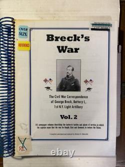 Beck's War The Civil War Correspondence of G. Breck Vol 1 & 2 (2005)