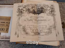 Bible Family Huge 1864 Antique Harding's Civil War with Brass Clasp Needs TLC