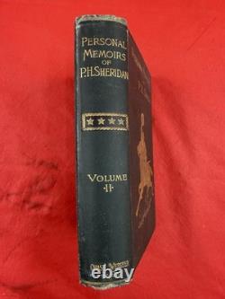 Books 1st ED HC Personal Memoirs Of P. H. Sheridan 2 Volume Set 1888 Civil War