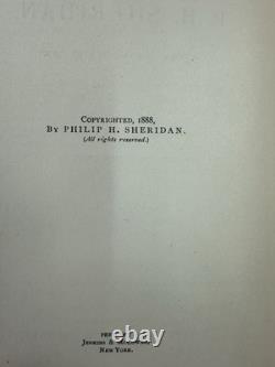 Books 1st ED HC Personal Memoirs Of P. H. Sheridan 2 Volume Set 1888 Civil War