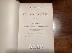 Both volumes MINNESOTA IN THE CIVIL WAR AND INDIAN WAR 1861-1865