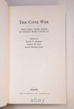 Brooks D Simpson / CIVIL WAR TOLD BY THOSE WHO LIVED IT Four Volumes 1st Edition