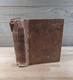 C1850 Holy Bible Rare Detroit Michigan Pre Civil War Antique Old Leather