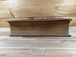 C1860 HOLY BIBLE antique CIVIL WAR ERA leather CARLTON AND PORTER old