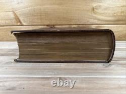 C1860 HOLY BIBLE antique CIVIL WAR ERA leather CARLTON AND PORTER old