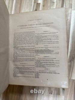 C1860 HOLY BIBLE antique CIVIL WAR ERA leather CARLTON AND PORTER old
