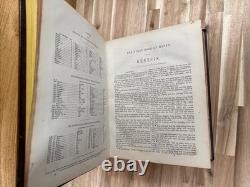 C1860 HOLY BIBLE antique CIVIL WAR ERA leather CARLTON AND PORTER old