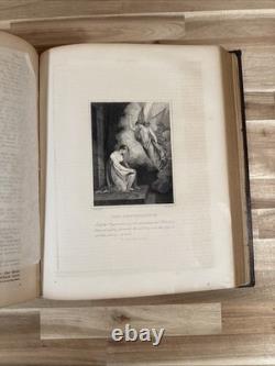 C1860 HOLY BIBLE antique CIVIL WAR ERA leather CARLTON AND PORTER old