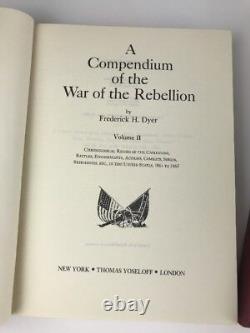 CIVIL WAR A Compendium of the War of the Rebellion 3 Vol, Frederick Dyer 1959