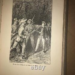 CIVIL WAR Blue Gray TAKEN Enemy SIGNED Oliver Optic to Boston Globe Sport report