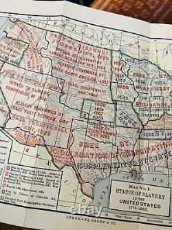 CIVIL WAR MAPS Division & Reunion1829-1889 American History-Woodrow Wilson 1898