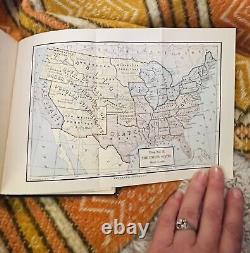 CIVIL WAR MAPS Division & Reunion1829-1889 American History-Woodrow Wilson 1898