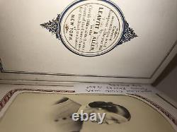 CIVIL WAR, PHOTOGRAPH ALBUM! Dated 1862 Leather Clasp Still Works CDV Albumen