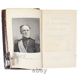 CIVIL War General Sherman Memoirs 1891 Folding Maps Atlanta Campaign War Is Hell