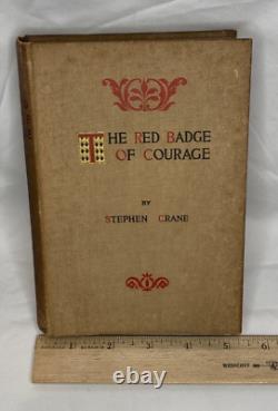 CRANE, Stephen The Red Badge of Courage. D. Appleton & Co, 1896-EARLY EDITION