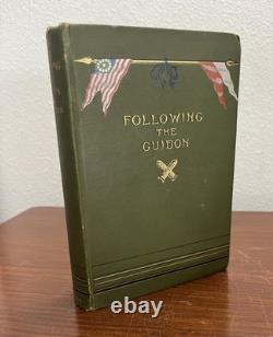 CUSTER Following the Guidon Civil War Native American Indian Wars 1890 1st ed
