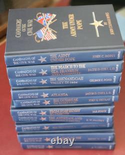 Campaigns of the Civil War Set, Castle, Military History 10 of 13 vol. AS NEW