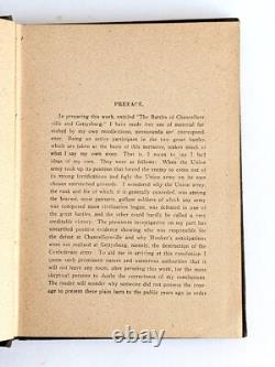 Capt. A. H. Nelson CIVIL War Signed & Inscribed Chancellorsville & Gettysburg