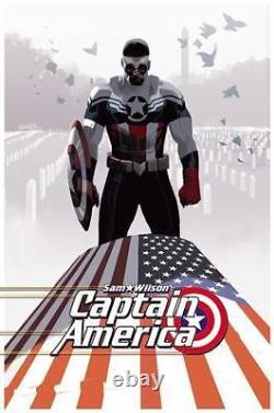 Captain America Sam Wilson Vol. 3 Civil War II Paperback GOOD