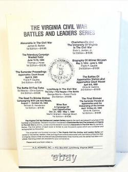 Charlottesville University Virginia Civil War Ervin Jordan SIGNED 1st Ed HC Book