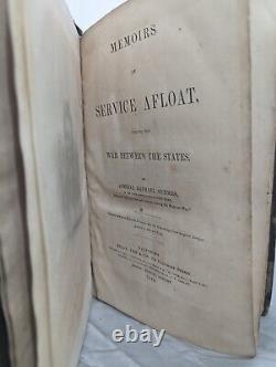 Cir. 1869 1ST EDITION Raphael Semmes / Memoirs of Service Afloat