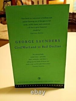 CivilWarLand in Bad Decline George Saunders UNCORRECTED PROOF (ARC) RARE UK CULT