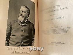 Civil History Of The Confederate States By J L M Curry. 1st Ed. 1901, Signed