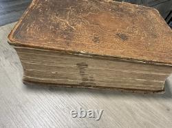 Civil War 1861 BIBLE in ENGLISH ANTIQUE OLD & NEW TESTAMENTS Americana